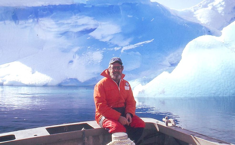 Ian Jacobsen on one of the two expeditions he's taken to Antarctica. Ian Jacobsen on one of the two expeditions he's taken to Antarctica.
